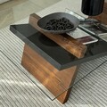 Masuta de cafea, Neostill, Livello, Negru / Castaniu