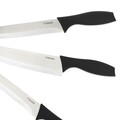 Set 6 cutite + suport Skat, Homla, inox, negru