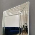 Oglinda decorativa A305D, Neostill, 65 x 130 cm, argintiu