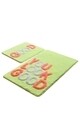 Set 2 covorase de baie Good, Chilai, 50x60 cm/60x100 cm, verde