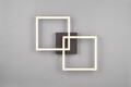 Plafoniera Trail, RL, 44.5x39.5x6.9 cm, 20W, 1x SMD, metal, negru mat