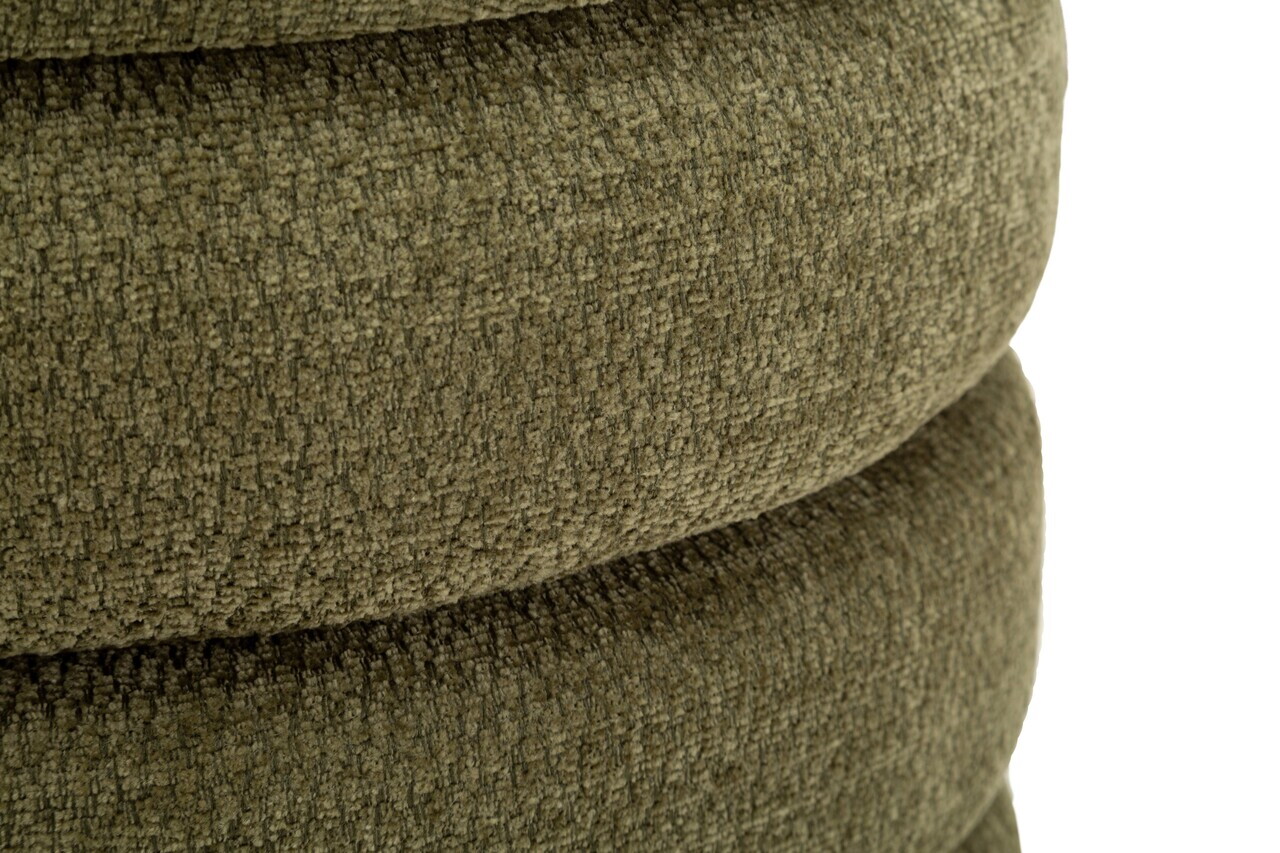 Set 2 taburete cu spatiu de depozitare, Mauro Ferretti, Nordic Style, 44x47 cm, poliester/MDF, verde — imaginea 2