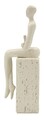 Figurina /sculptura decorativa Stons Single, Mauro Ferretti, 8.5x6.5x24 cm, polirasina, crem