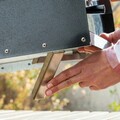 Cuptor de pizza pe peleti cu accesorii Pizzahven, InnovaGoods, pentru exterior, 42 x 81 x 80 cm, piatra/lemn/inox, negru
