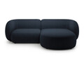 Coltar dreapta 2 locuri, Kate, Micadoni, 255x176x76 cm, tesatura boucle, albastru inchis