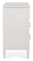 Comoda Eunice, Bizzotto, 65 x 36 x 70 cm, lemn de brad/ratan