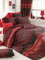 Lenjerie de pat dubla, Osmanlı - Red, Pearl Home, Bumbac Ranforce