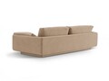 Canapea 3 locuri, Torino-184, Micadoni Home, 220x103x83 cm, catifea, bej sand