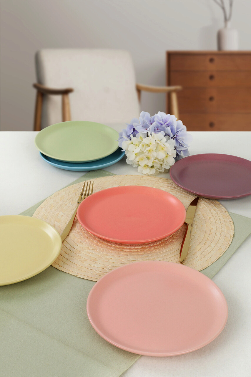 Set farfurii pentru desert, Keramika, 275KRM1585, Ceramica, Multicolor