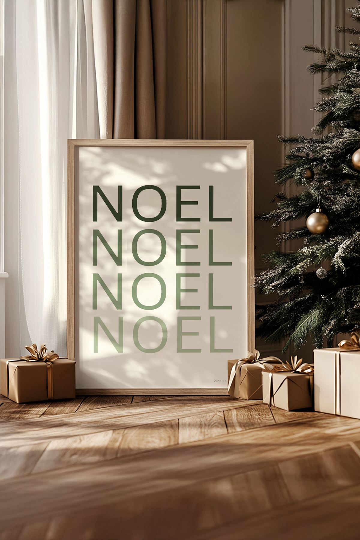 Tablou decorativ, Nwyearsngmdl33, MDF, Multicolor