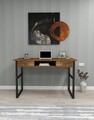 Birou, Woodface, Allen, 120 x 75 x 60 cm, lemn solid de pin, nuc