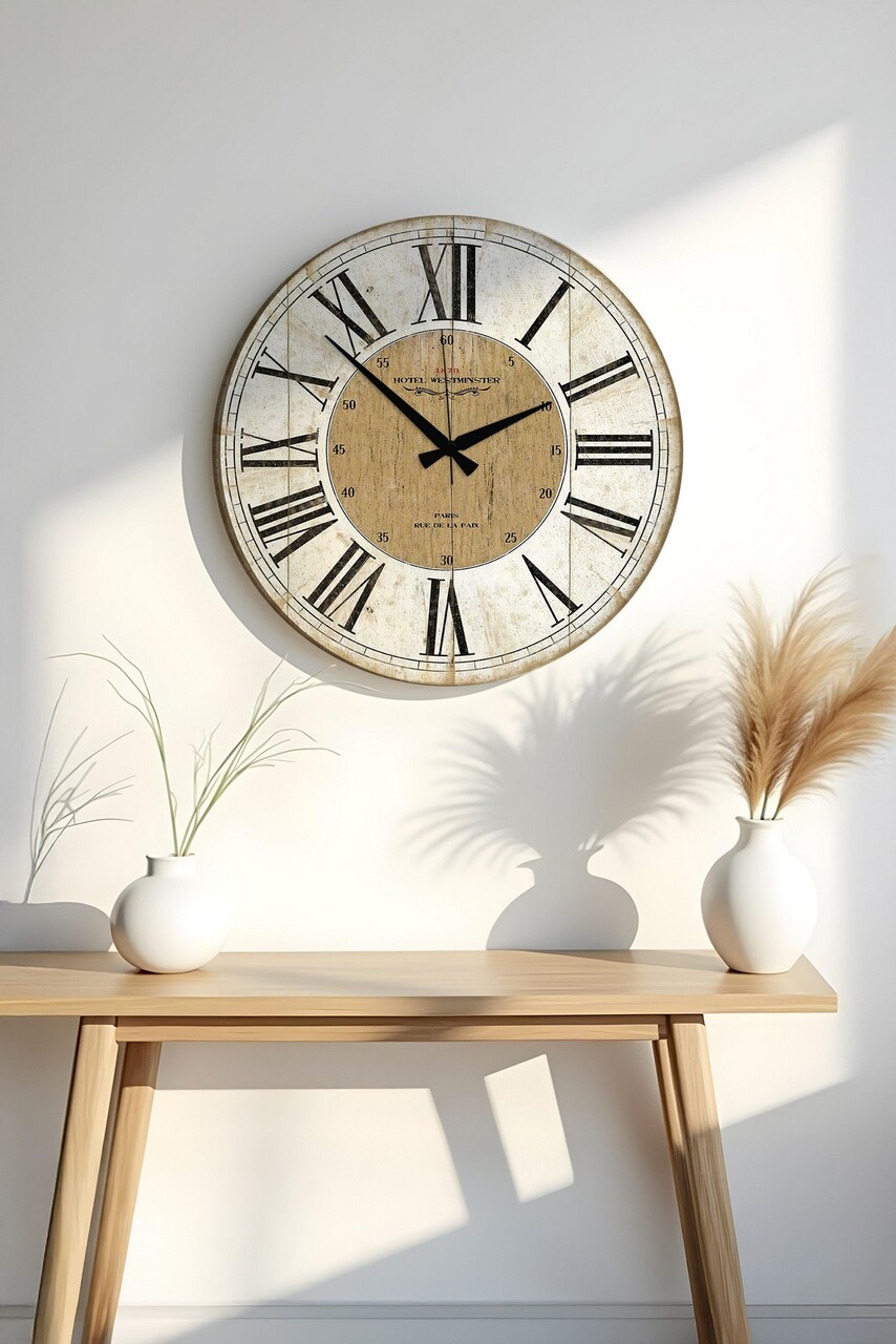 Ceas de perete Huhuas00013 Dimensiune: 50 x 50 cm (1 bucată) Multicolor