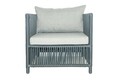 Set gradina/terasa 4 piese, My Interior, Mana, rattan/aluminiu, gri