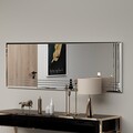 Oglinda decorativa, Siam, Trio, 40x120x2.2 cm, MDF , Transparent