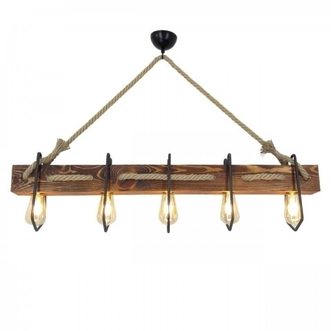 Candelabru All Design, metal, 170×36 cm, Walnut All Design