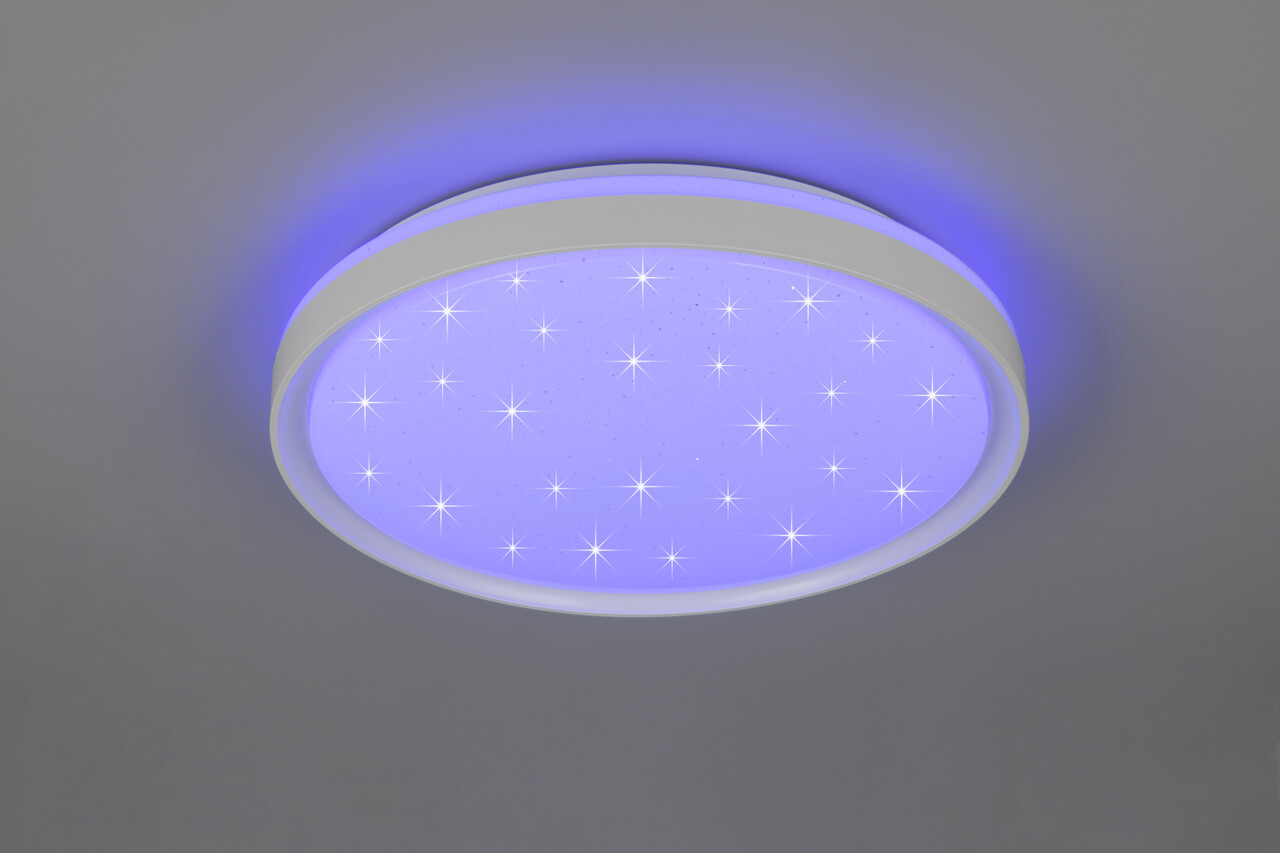 Plafoniera Solit, RL, 39x7 cm, 14W, 1x SMD, plastic, alb mat