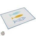Tocator Blue Bay, Versa, 40x30 cm, sticla
