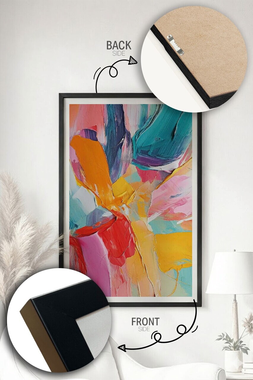 Tablou decorativ, Artplstksyh32, Polistiren, MDF, Multicolor - view 4