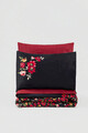 Lenjerie de pat pentru o persoana Single XXL (DE), Desire - Red, Cotton Box, Bumbac Ranforce