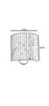 Aplica de perete, Opviq, 846STL4113, Stejar / Negru