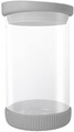 Recipient Grey, Jocca, 810 ml, sticla/silicon, transparent/gri