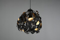 Candelabru Leavy, RL, 38x150 cm, 28W, 1x E27, metal, negru mat/auriu