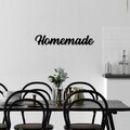 Decoratiune de perete, Homemade, Dimensiune: 60 x 10 cm , Negru