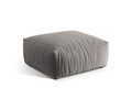 Taburet, Chris-184, Micadoni Home, 100x100x43 cm, catifea, gri