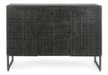 Bufet inferior Dorset, Bizzotto, 120 x 38 x 85 cm, otel/lemn