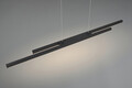 Lustra Odio, RL NOW, 110x8.5x150 cm, 22W, 1x SMD, metal, negru mat
