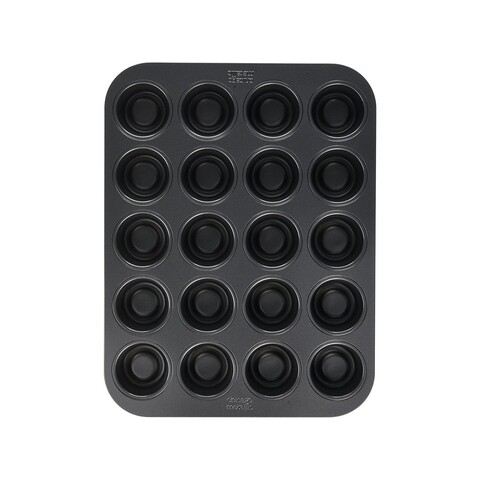 Tava pentru copt, Kitchen Craft,  27 x 35 cm, 20 briose, invelis antiadeziv
