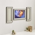 Set tablou si 2 oglinzi decorative T806, Neostill, sticla temperata, 50 x 70 cm/30 x 70 cm
