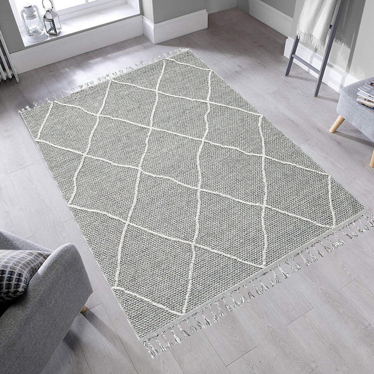 Covor, Sh 02, 160x230 cm, 45% POLIPROPLEN/55% POLIESTER, Gri