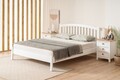 Pat de o persoană, Alfa Design, Nil Modern Country, Alb