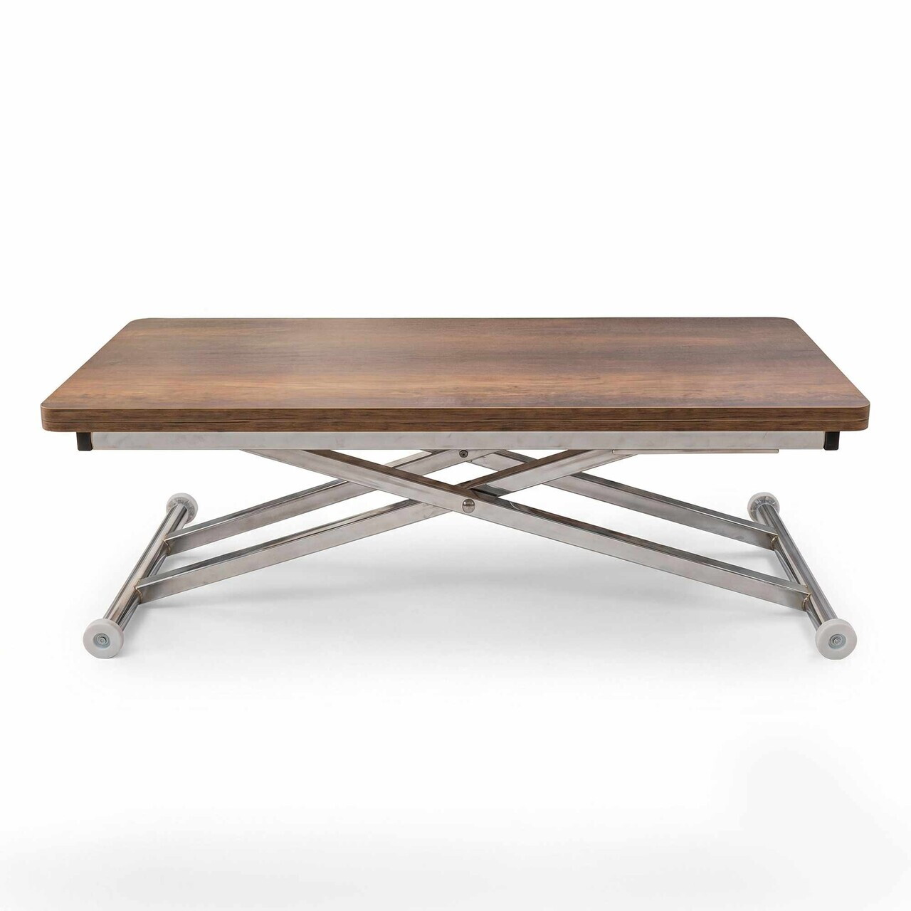 Masuta de cafea, Hanah Home, Home Ext, MDF, Nuc / Crom — imaginea 5
