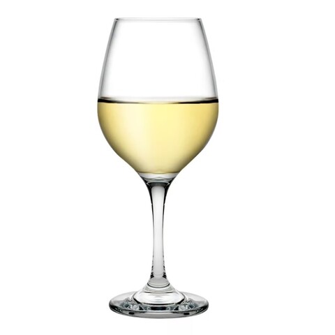 Set 6 pahare vin amber, pasabahce, 295 ml, sticla
