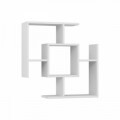 Raft pentru perete, Homitis, Parantez - White, 20x71x71 cm