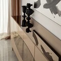Consola, Neostill, Lago, 180x80x40 cm, MDF , Bronz / Aur