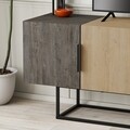 Comoda TV, Decortie, Tontini Bendir Dark, 140 x 55 x 37.5 cm, pal melaminat, multicolor
