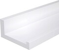 Set 2 rafturi de perete, Songmics, 80 x 10 x 5/2 cm, MDF lucios, alb
