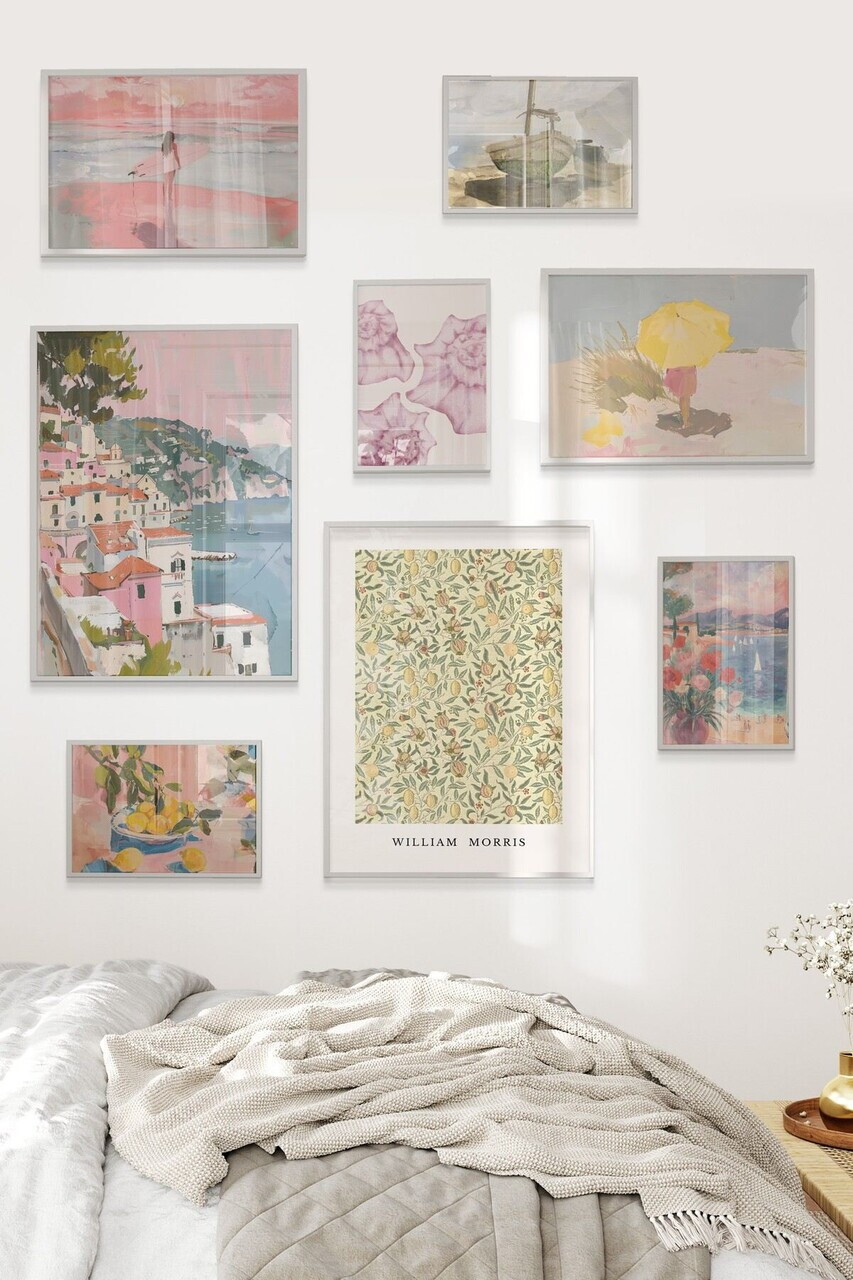 Tablou decorativ, Çgs-060-White-Kck, Lemn masiv, Față: 100% PVC STICLĂ, Multicolor - view 2