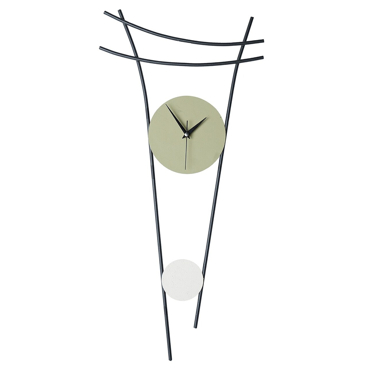 Ceas de perete, Heit, Diametru: 73 cm, Verde - view 3