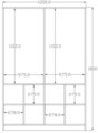 Dulap pentru haine, Rabi, Rb-183-01, 120x180x45 cm, Alb mat / Antracit