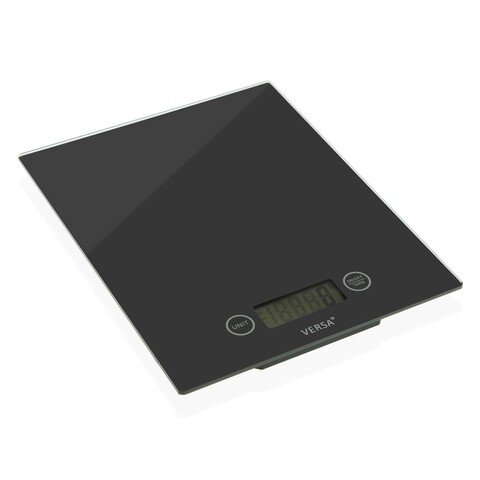 Cantar de bucatarie evans, versa, 5 kg, 20.5 x 16.5 x 2.1 cm, sticla, gri