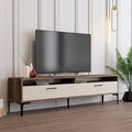 Comoda TV, Hommy Craft, Istanbul 2, 180x35x47 cm, PAL, Maro/Crem