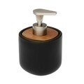 Dozator sapun lichid Judy, Versa, 9.5x9.5x14 cm, ceramica, negru
