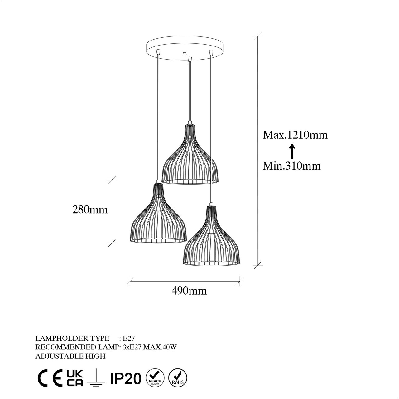 Lustra, Fulgor, 942FLG1413, Metal, Auriu