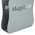 Suport pentru reviste, Magazine, Creaciones Meng, 28x38 cm, fonta, gri deschis