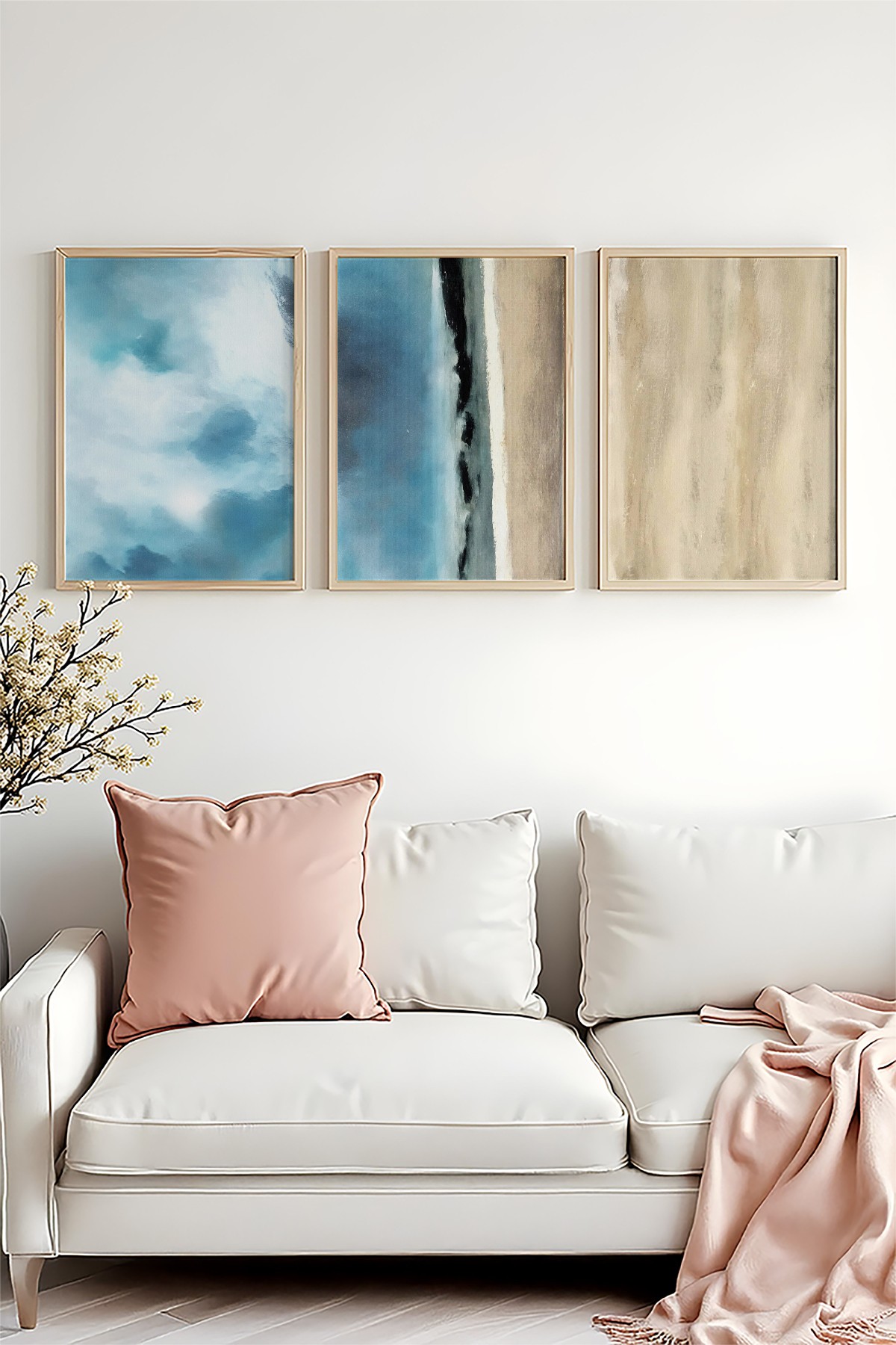 Tablou decorativ, Huhu470, Lemn masiv, Multicolor