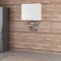 Dulap pentru bucatarie, Hanah Home, Minar, 80x72x37 cm, Alb